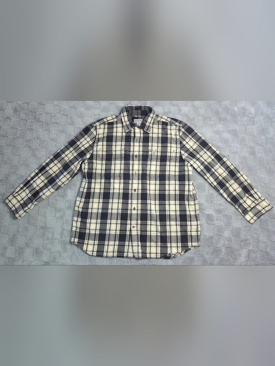 Carhartt Other - Carhartt Men's Plaid Flannel Shirt - Original Fit, Black And Off White